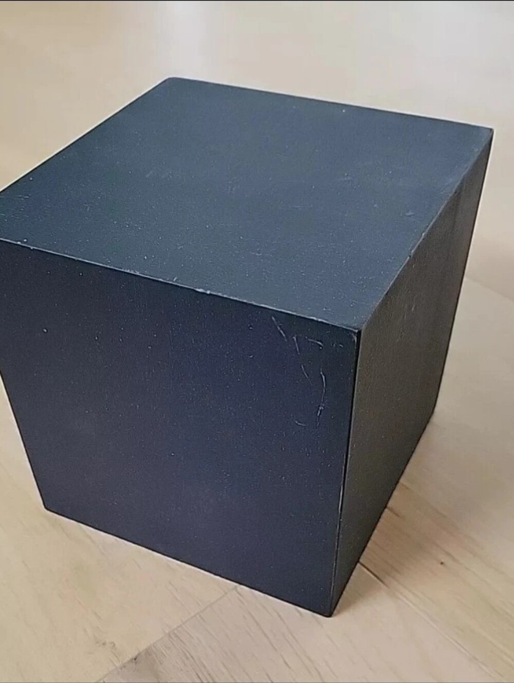 Cube Shelf 5" X 5" X 5" Hanging Wall Decor Black Custom Made Floating Modern